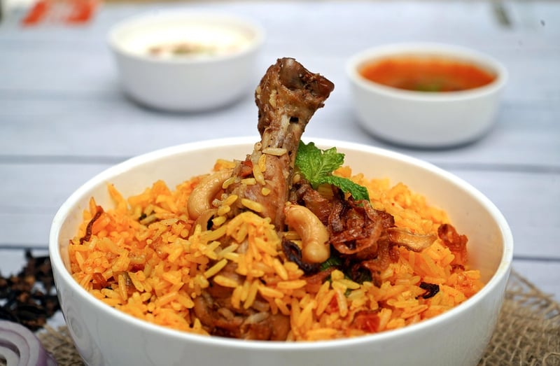 Biryani in India